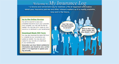 Desktop Screenshot of myinsurancelog.com